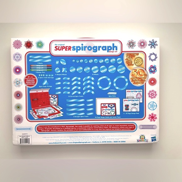 Super Spirograph Design Set-- 50th Anniversary Edition - Picture 2 of 6